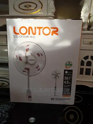 Standard Quality Lontor Rechargeable Standing Fan CTL-Cfo34r