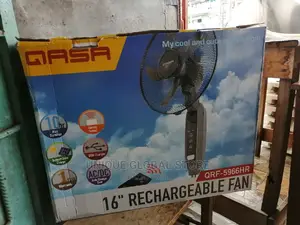 Qaza Rechargeable Fan 16 Inches With Remote