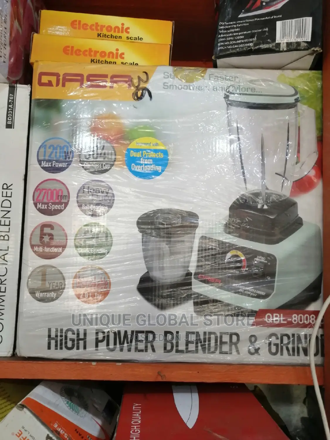 Qasa High Power Blender Grinder | QBL-8008 Pro2
