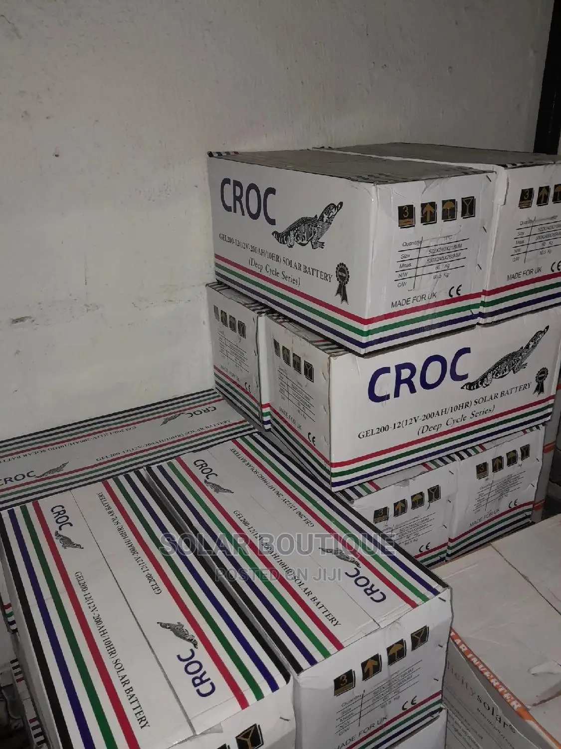 200ah Croc Solar Battery