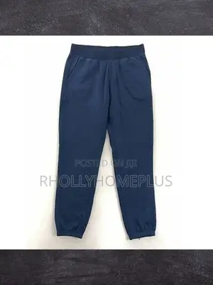 Time and Tru Womens High Rise Blue Joggers With Pockets