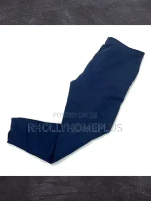 Time and Tru Womens High Rise Blue Joggers With Pockets