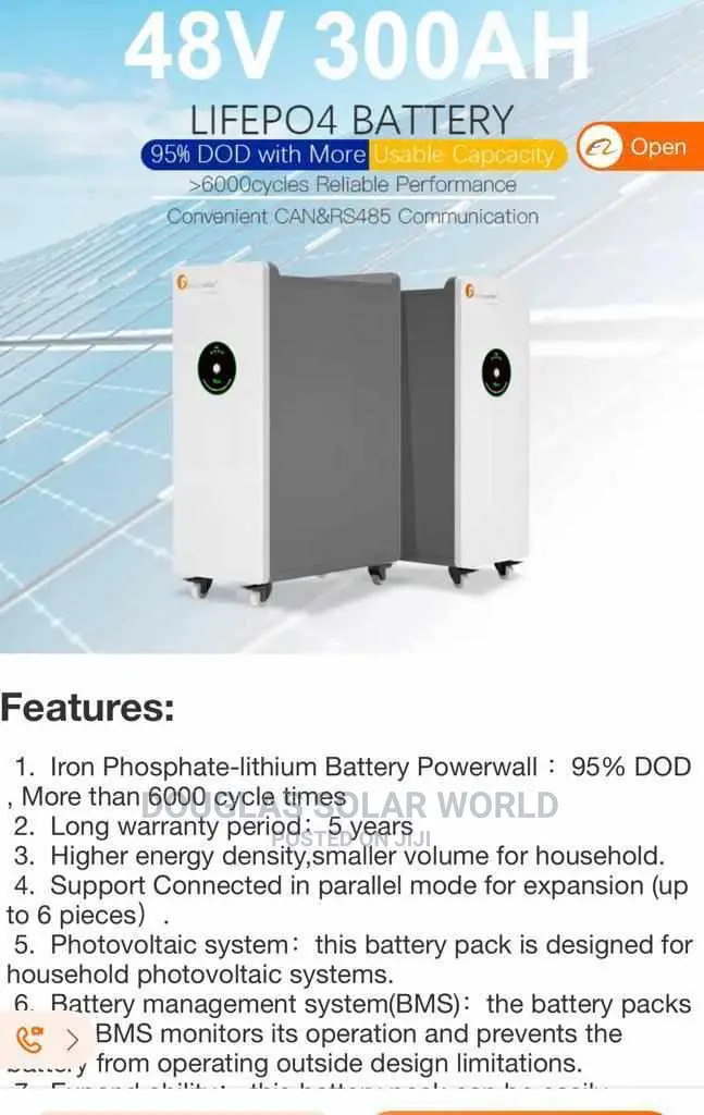 15kwh 48v Lithium Battery