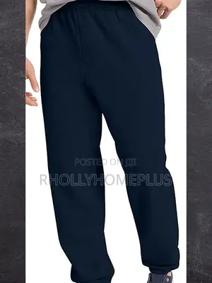 Hanes Comfortsoft Ecosmart Fleece Navy Blue Sweatpants