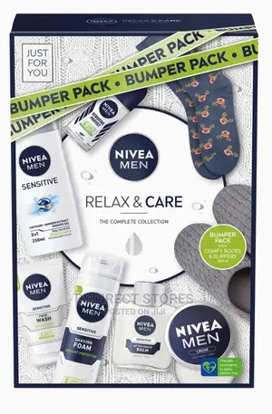 Photo - Nivea Men Gift Pack- Relax and Care- With Socks and Slippers