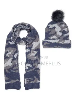 Time and Tru Women’S Ribbed Beanie and Scarf Set, 2-Piece