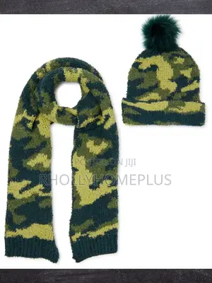 Time and Tru Women’S Ribbed Beanie and Scarf Set, 2-Piece