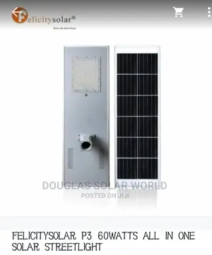 P3 60w Felicity Solar Street Light