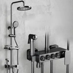 Shower Mixer Tap Black 7941