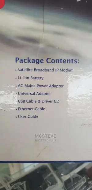 Thuraya IP Satellite Mobile Broadband Internet Modem