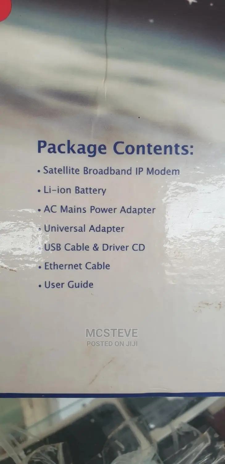 Thuraya IP Satellite Mobile Broadband Internet Modem