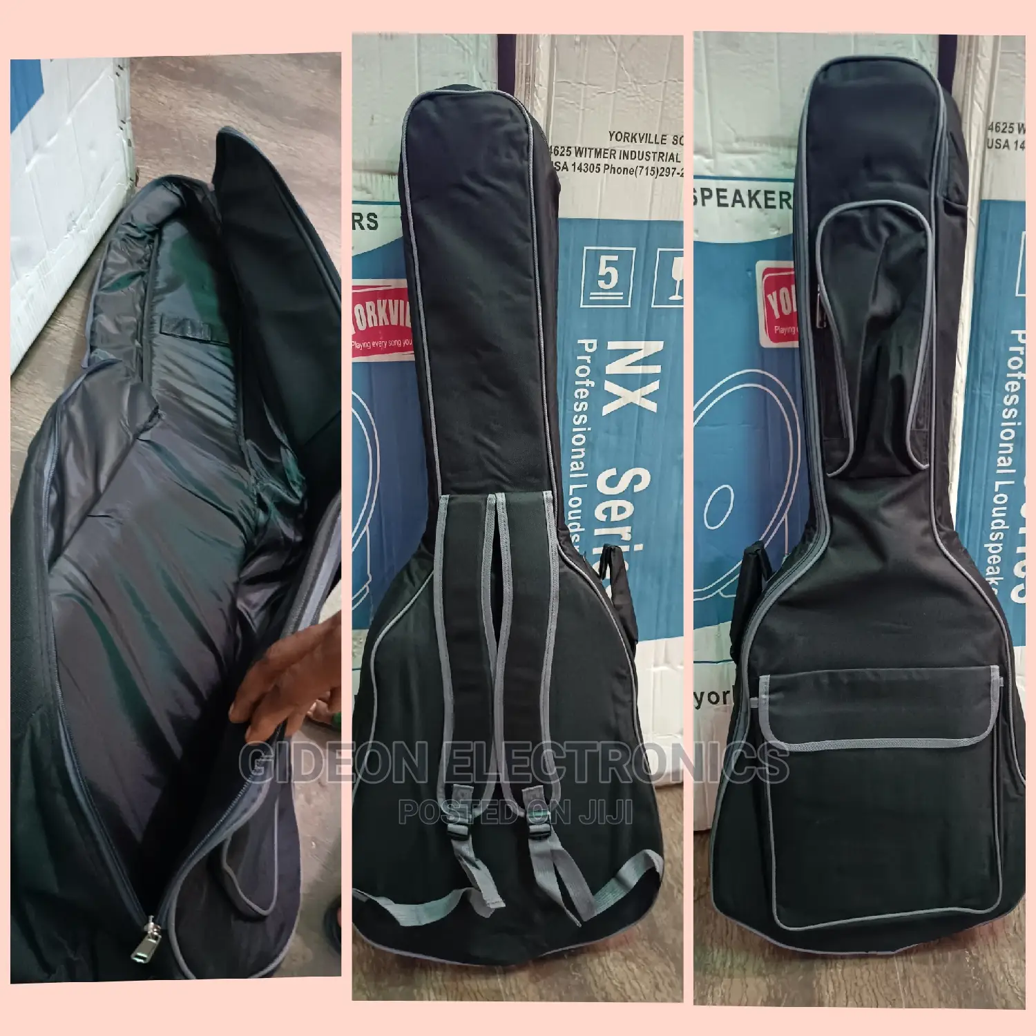 Paded Leather Guitar Bag