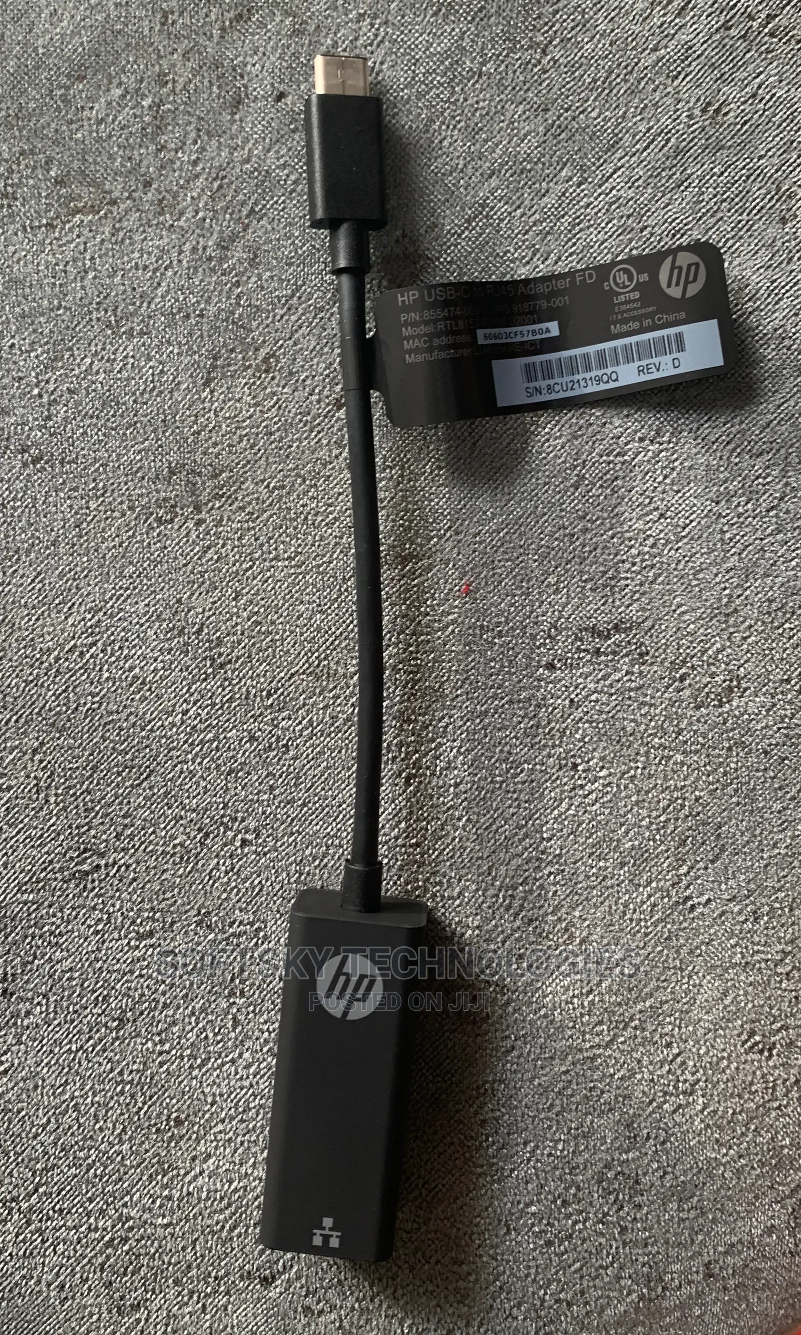HP Usb-C to Rj45 Adapter