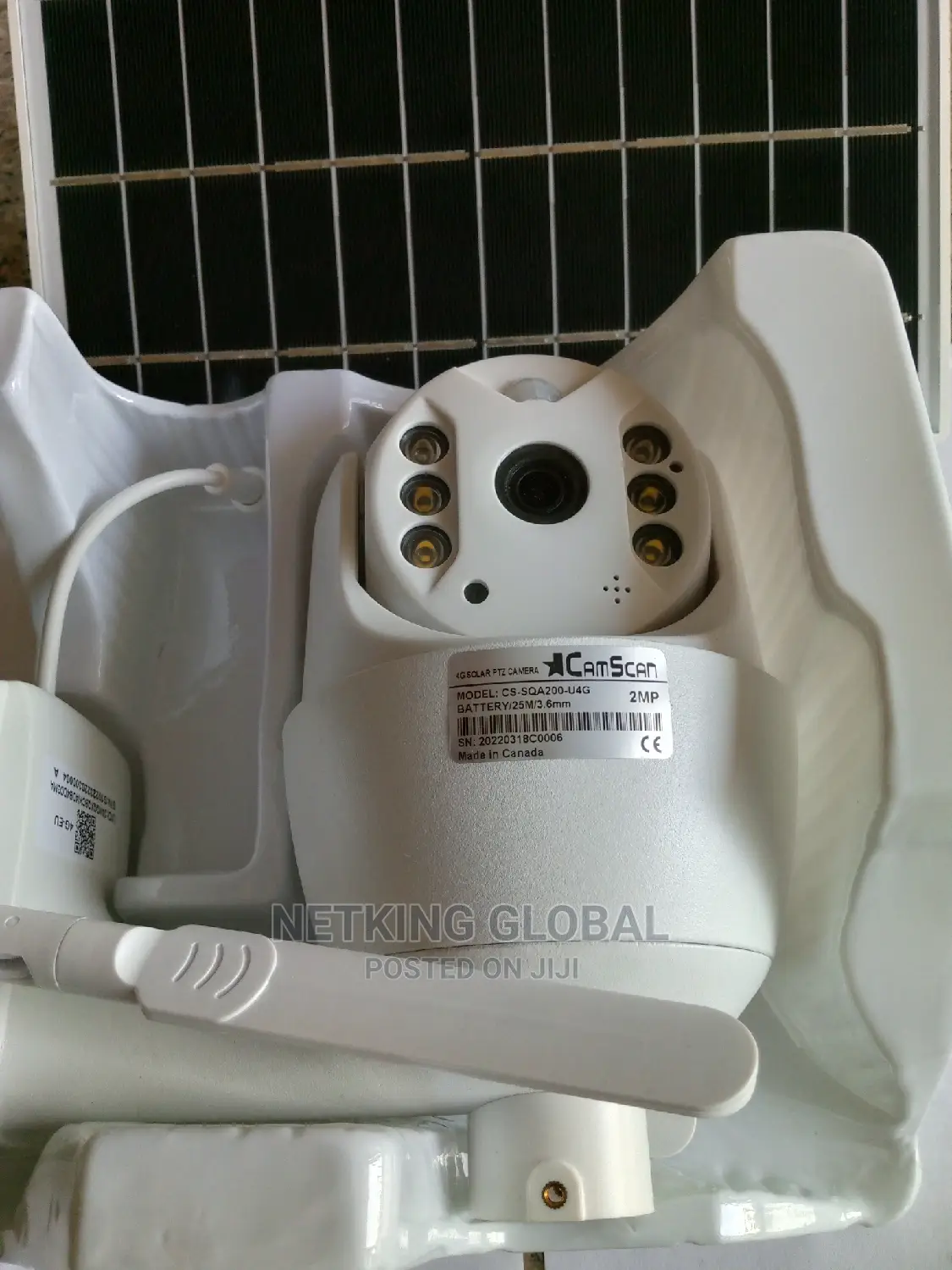 Solar Powered CCTV 4G Simcard Intelligent Rotational Camera