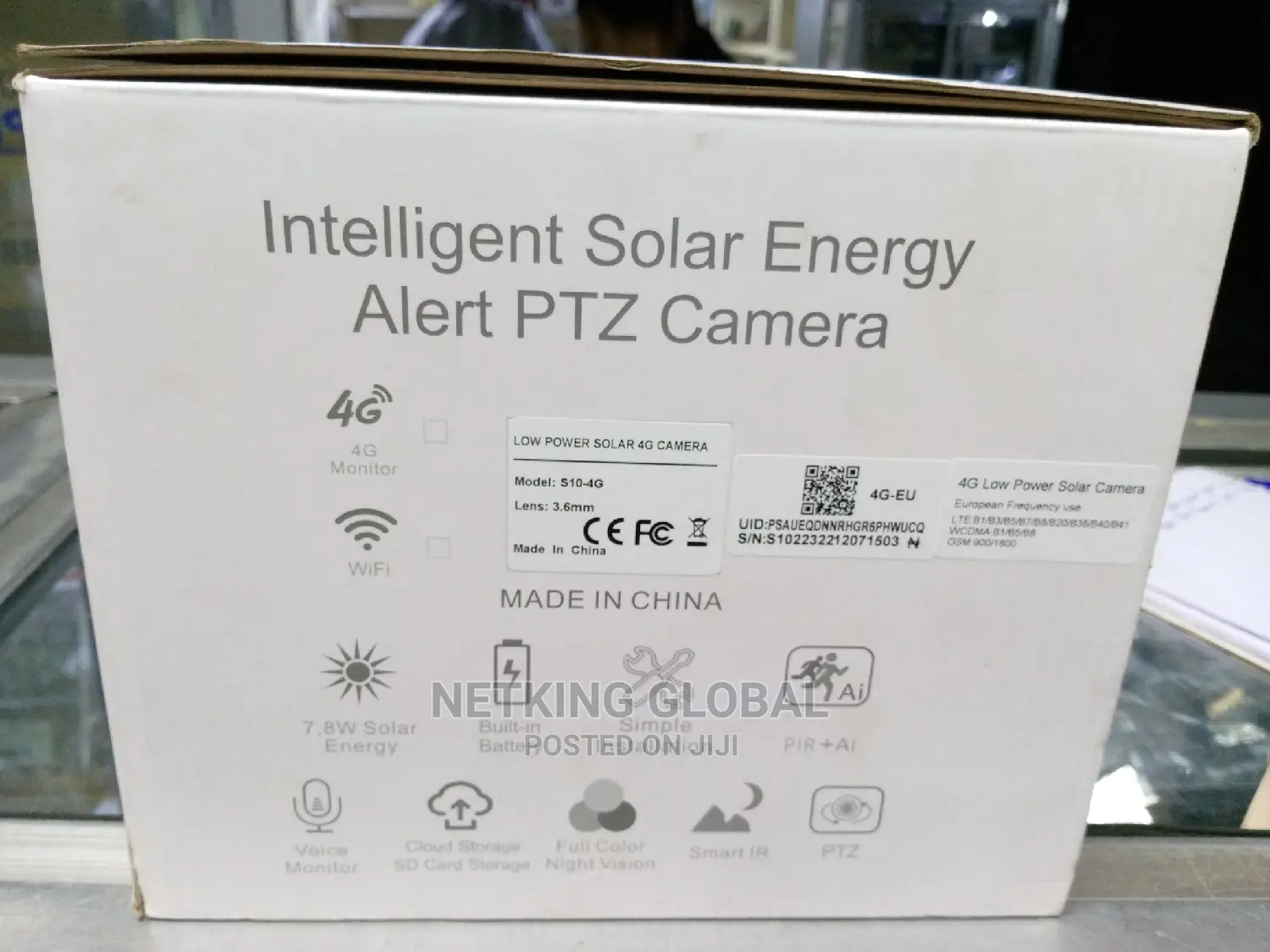 Solar Powered CCTV 4G Simcard Intelligent Rotational Camera