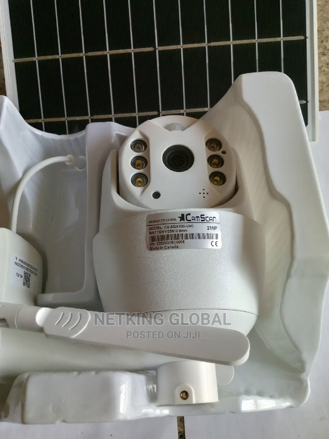 Solar Powered CCTV 4G Simcard Intelligent Rotational Camera
