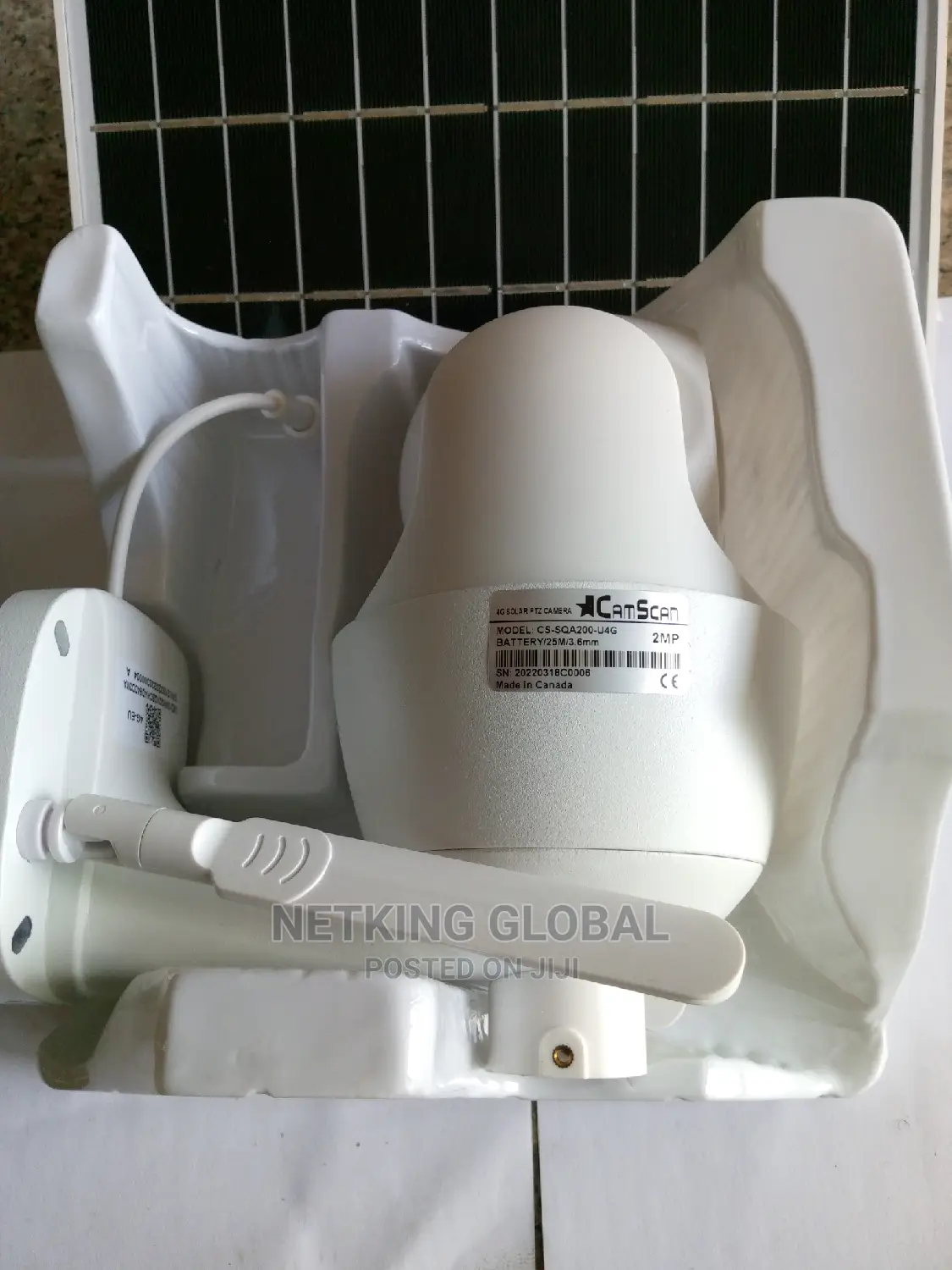 Solar Powered CCTV 4G Simcard Intelligent Rotational Camera