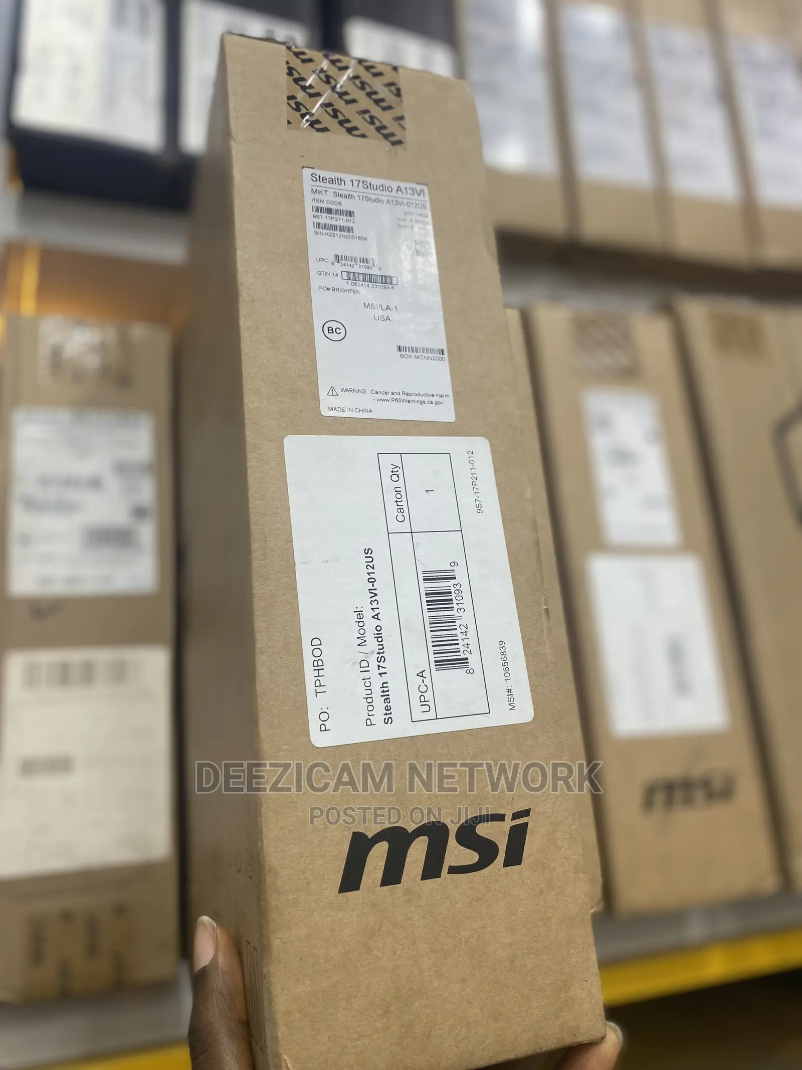 New Laptop MSI 64GB Intel Core I9 SSD 2T