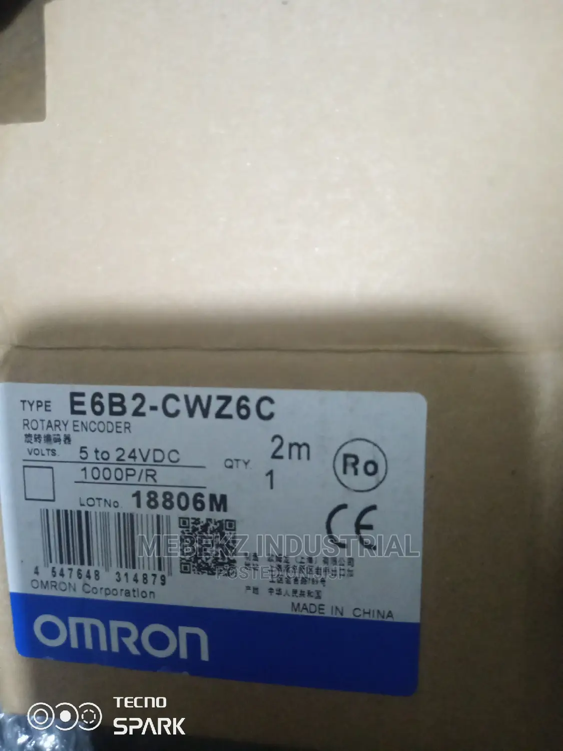 Omron Incremental Encoder 1000p/R
