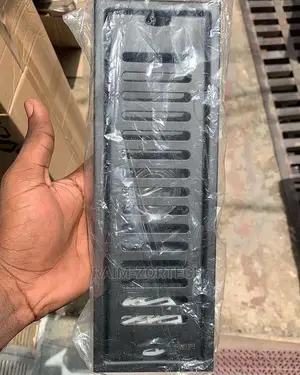 30cm Black Steel Anti-Rust Floor Drain