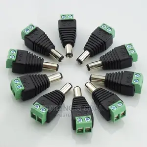 Male Power Connector For CCTV Camera