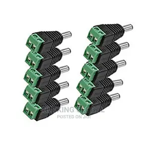 Male Power Connector For CCTV Camera