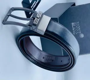 Original MONT BLANC Leather Belt Available in Store
