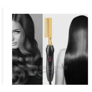 Professional Hot Comb Hair Straightener