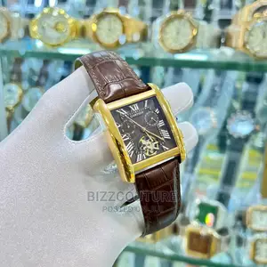 Original CARTIER Leather Strap Watch Available in Store
