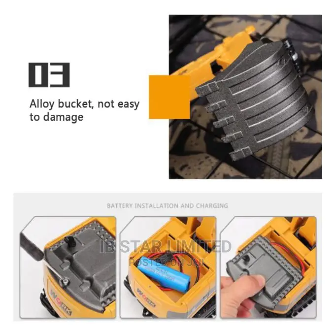 Engineering Car Alloy Remote Control Rc Excavator Toy
