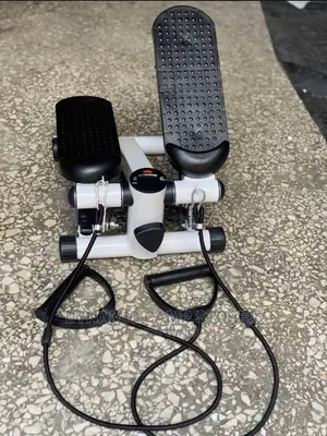 Mini Stepper With Rope and Working Counter (White)