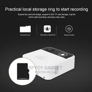 Smart Wireless Video Doorbell for Smartphones Remote View