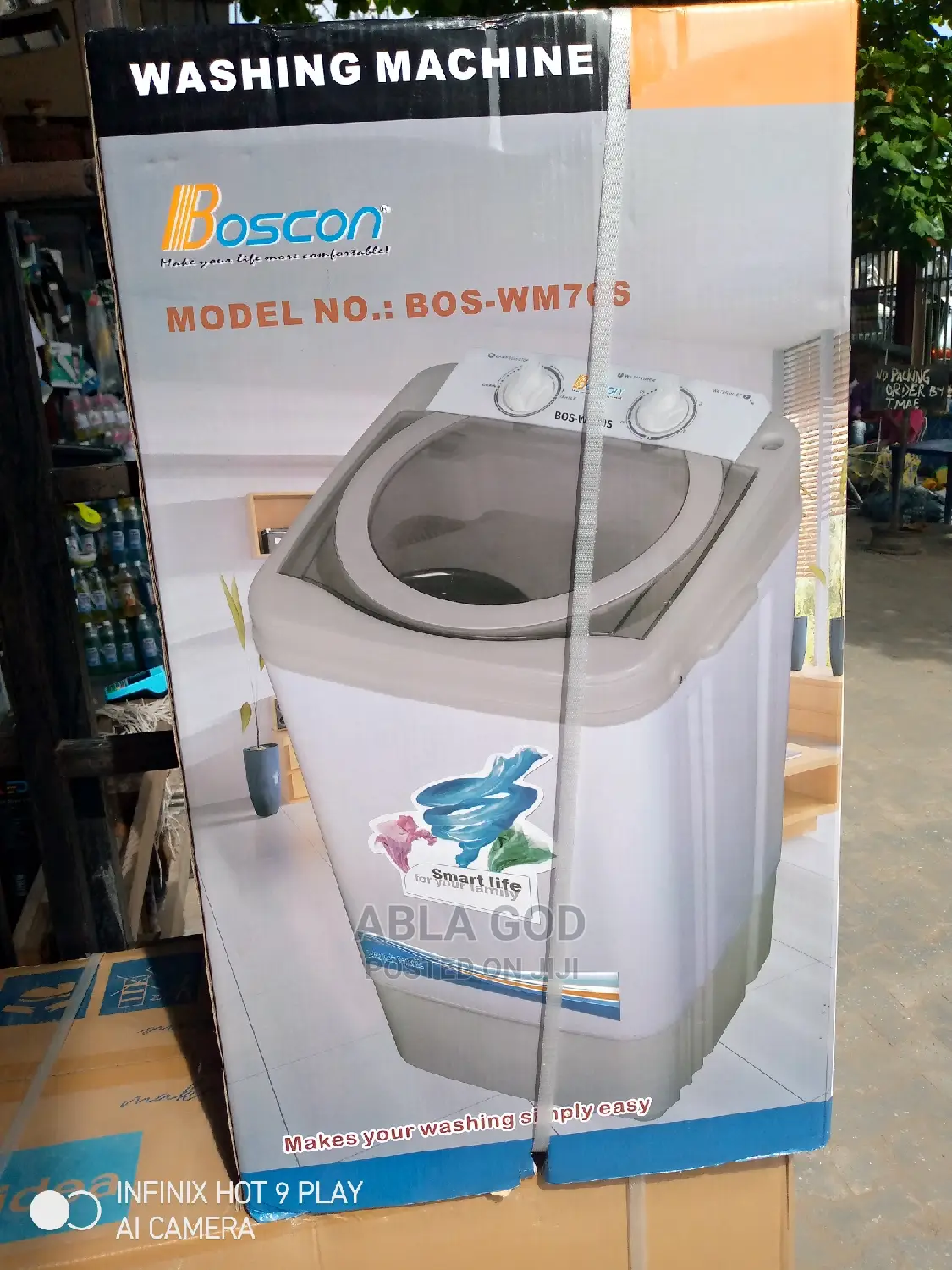 Boscon Washing Machine 7kg Single Tub