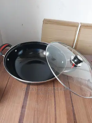 Non Stick Double Hand Fry Pan With Cover
