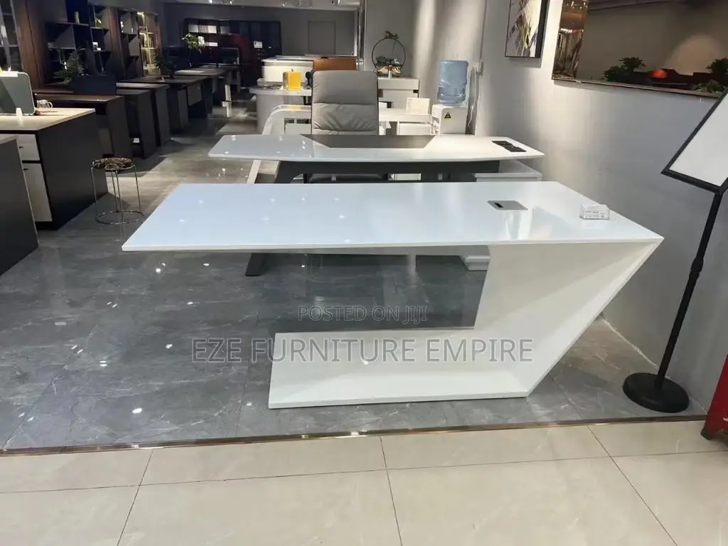 New Luxury White Executive Office Table