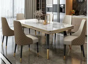 Modern Dining Set by 6 Seats