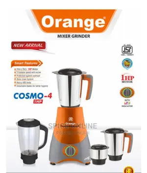 Vvip: Orange Mixer Grinder