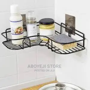 Bathroom Toilet Corner Iron Shelf Rack