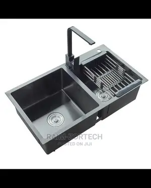 Black Steel Anti-rust Handmade Sink