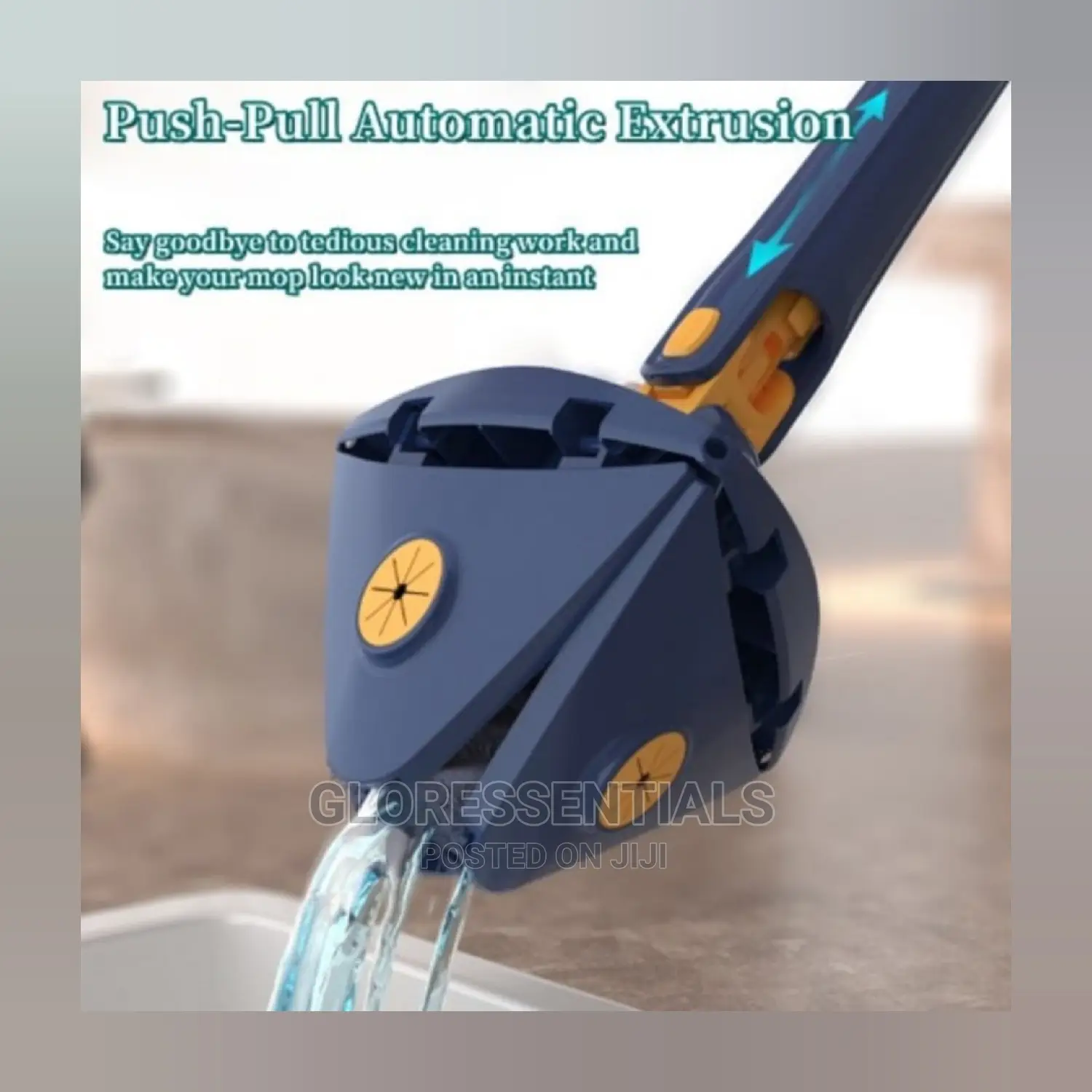 Long Twist Rotating Mop Triangular Twist Mop