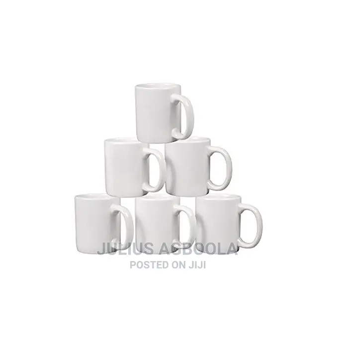 48 PCS White Plain Coffee Mug Cup