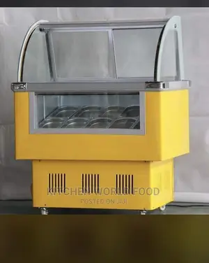 Ice Cream Display Freezer 12pan