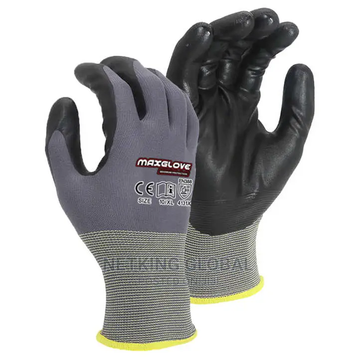 Hand Protecting Work Gloves Black