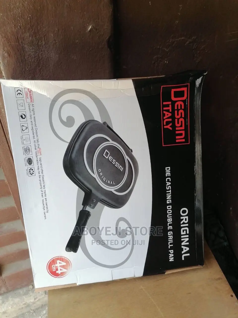 36cm Dessini Double Sided Non-Stick Grill Pan
