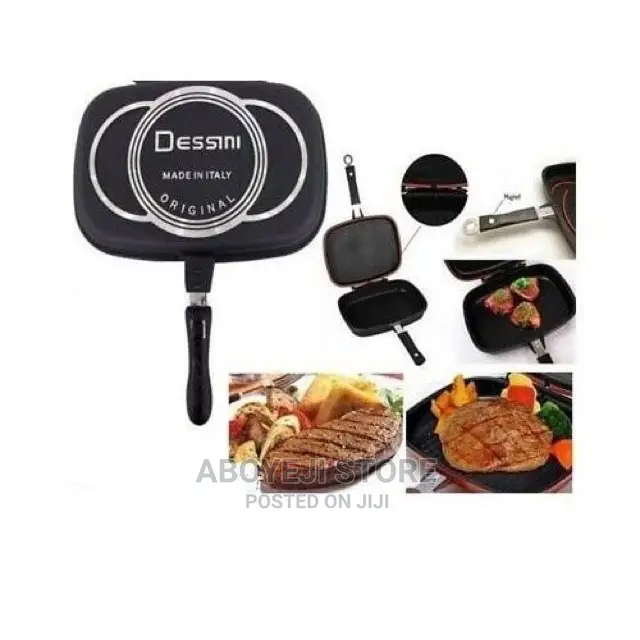 36cm Dessini Double Sided Non-Stick Grill Pan