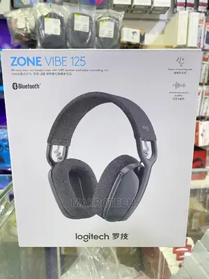 Logitech Zone Vibe 125 Wireless Headphones - Black