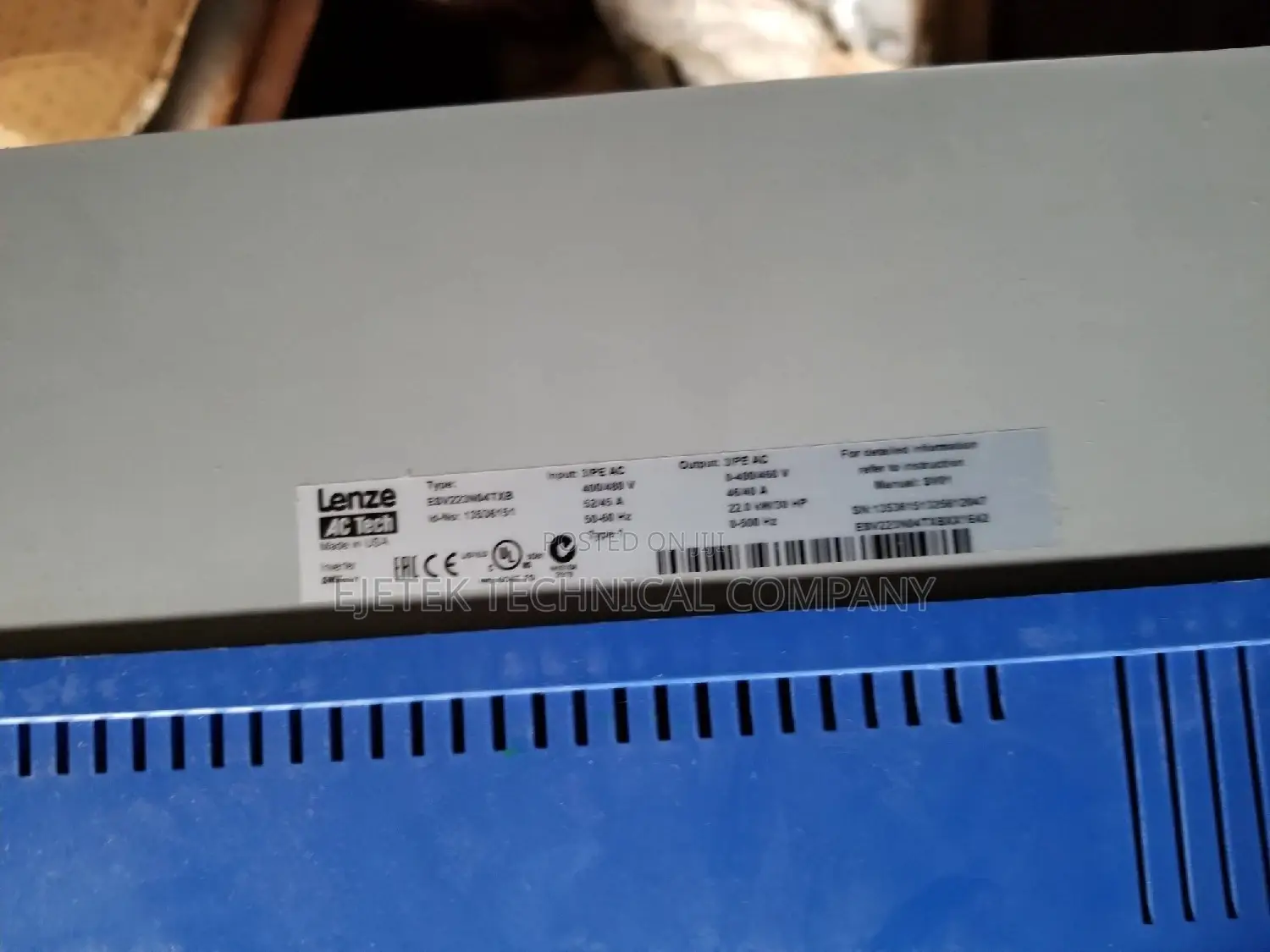 Lenze Inverter Drive 22kw/30hp