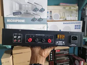 Portable Two Zone Bluetooth Amplifier With Remote Control
