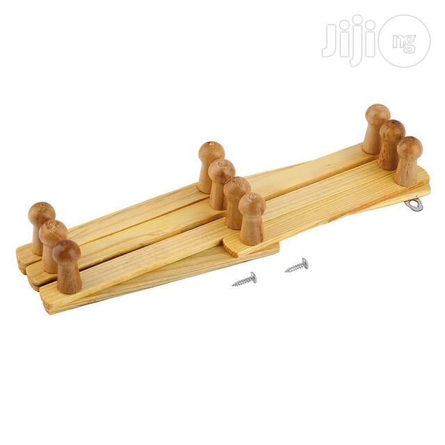 Collapsible Wooden Bag Hanger