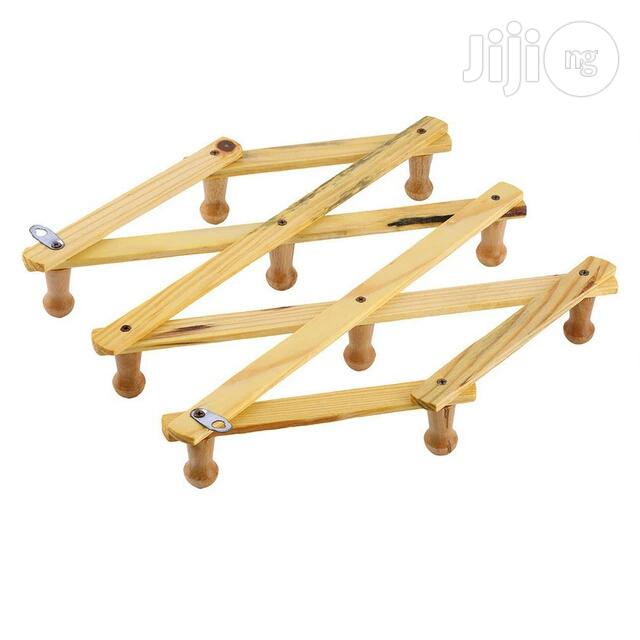 Collapsible Wooden Bag Hanger